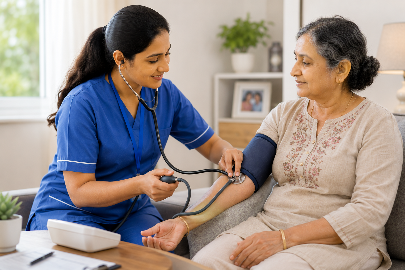 Blood pressure check